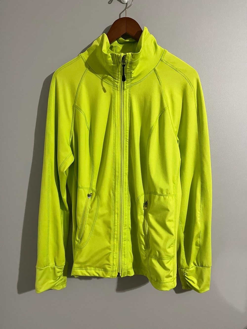 Tangerine Women's Full-Zip Athletic Running Jacket.